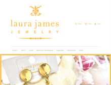 Tablet Screenshot of laurajamesjewelry.com